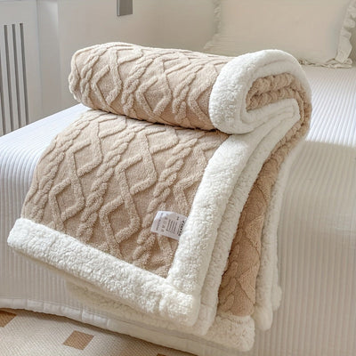 Soft Comfort Blanket for Bed, Sofa, and Travel