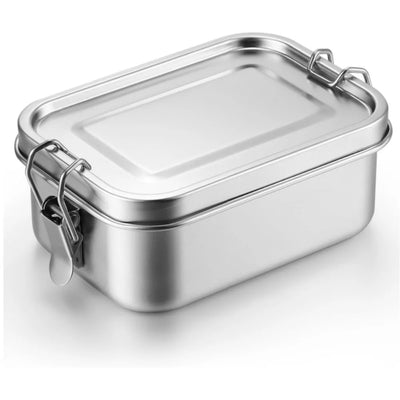 RVS Bento Lunchbox 800ml – Leak-proof, Compartments, Dishwasher Safe