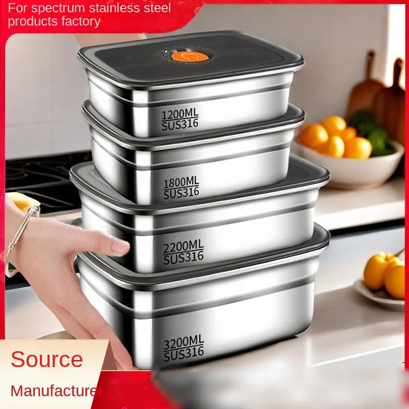 Lunvara – Leak-Proof Stainless Steel Lunchbox with Phone Holder – For Work or School