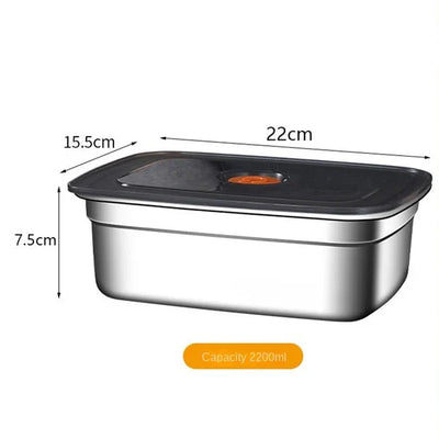 Lunvara – Leak-Proof Stainless Steel Lunchbox with Phone Holder – For Work or School