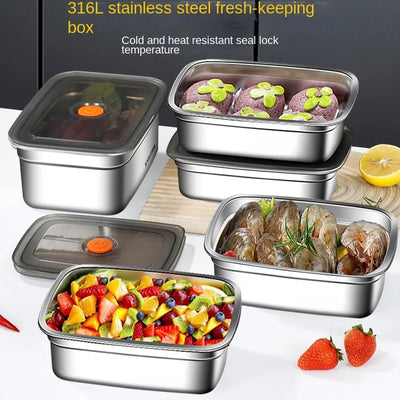 Lunvara – Leak-Proof Stainless Steel Lunchbox with Phone Holder – For Work or School