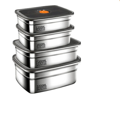 Lunvara – Leak-Proof Stainless Steel Lunchbox with Phone Holder – For Work or School