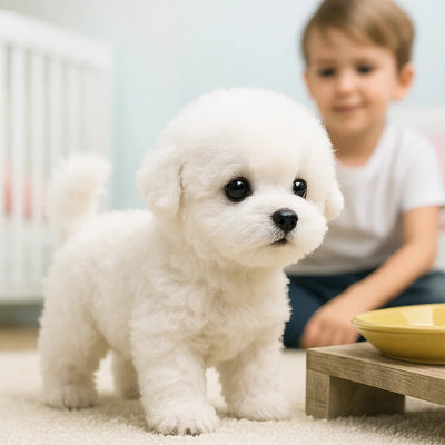 Realistic Interactive Plush Puppy Toy