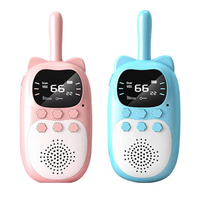 Kids Rechargeable Walkie Talkie Set with 3km Range