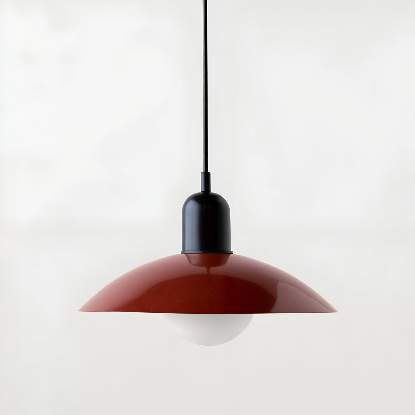 Modern Macaron Bauhaus Pendant Light – Iron Shade