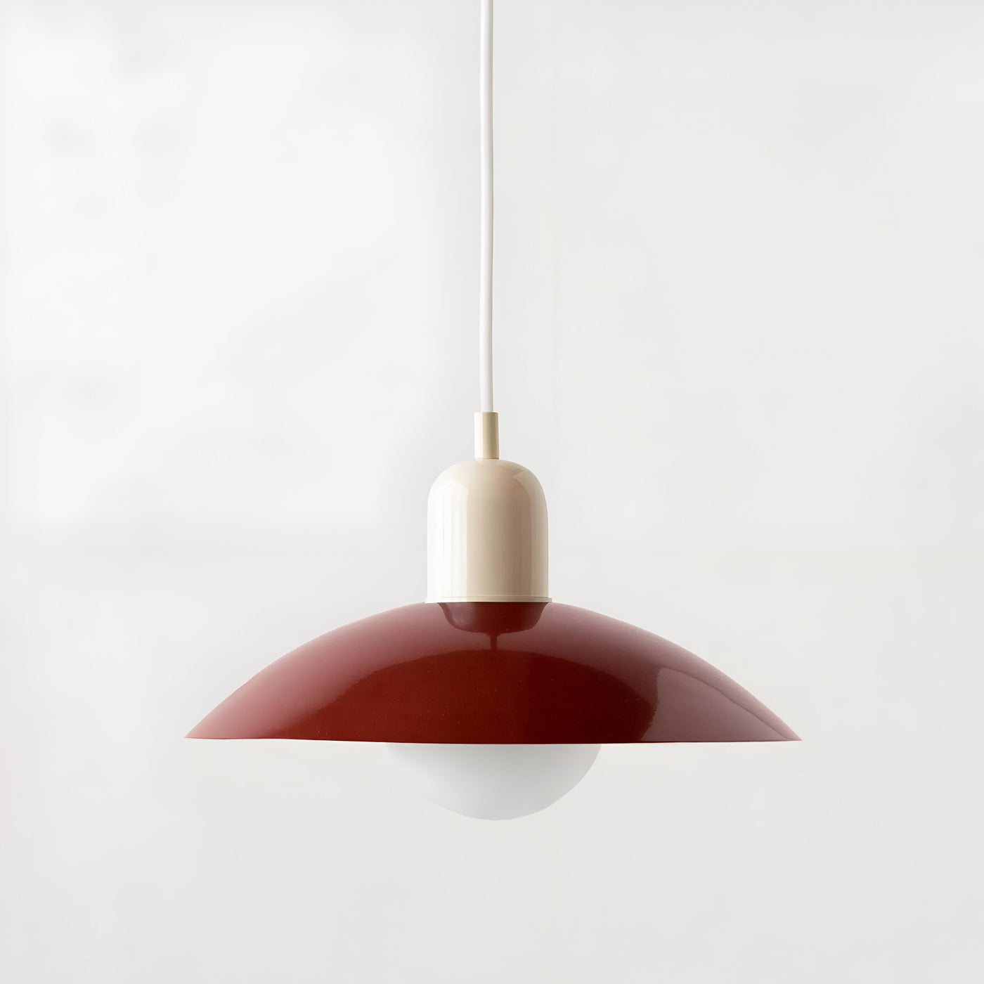 Modern Macaron Bauhaus Pendant Light – Iron Shade