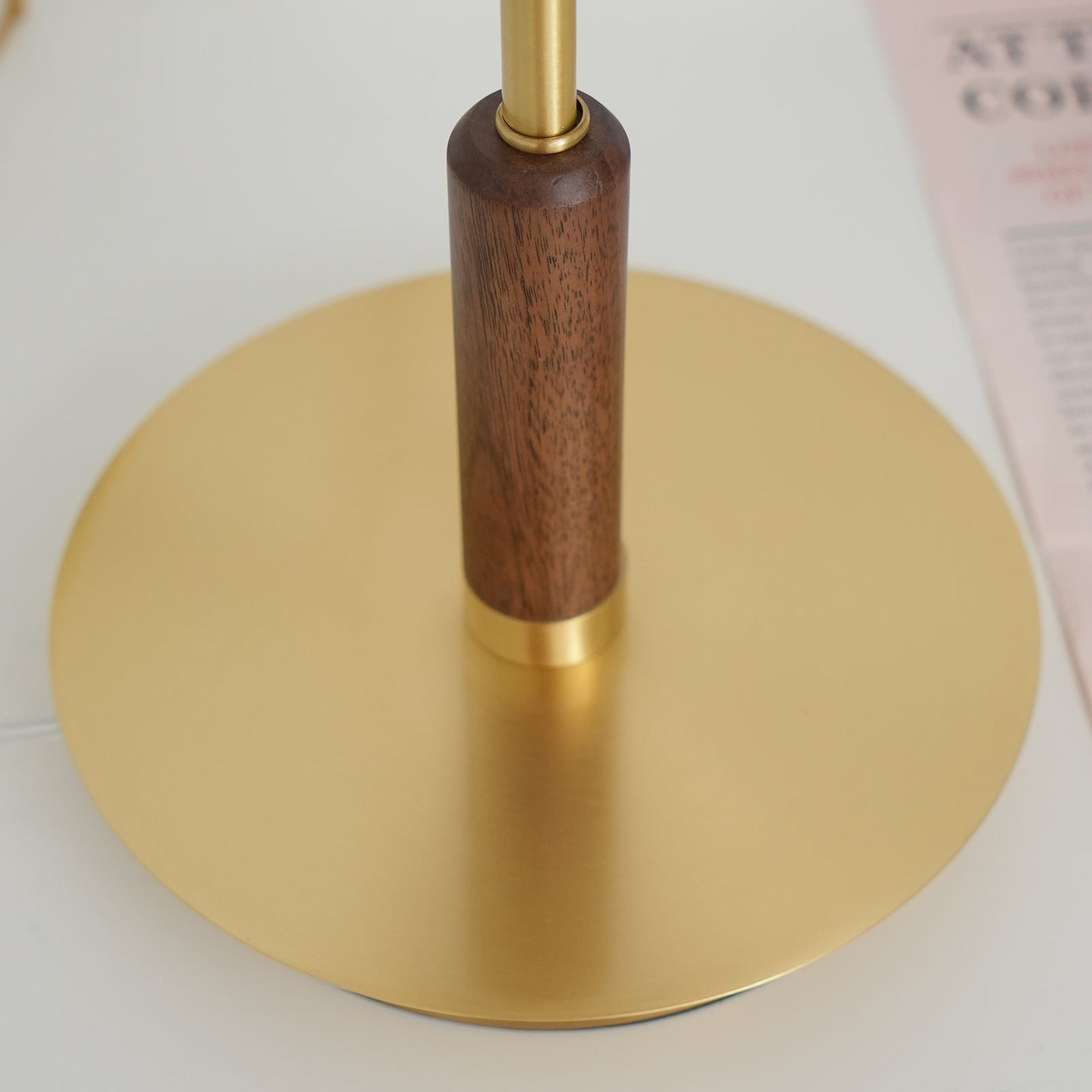 Classic LED Table Lamp with Glass and Metal