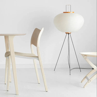 Akari-Style Rice Paper Floor Lamp 10A