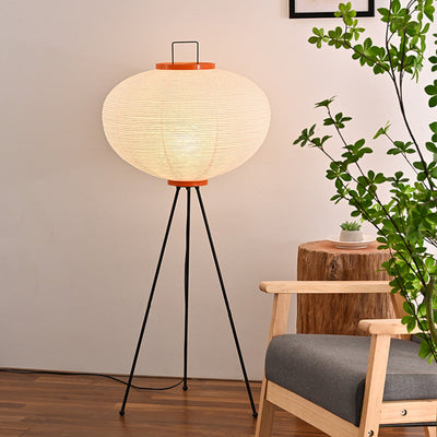 Akari-Style Rice Paper Floor Lamp 10A