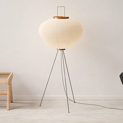 Akari-Style Rice Paper Floor Lamp 10A