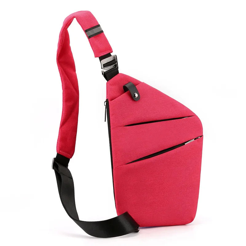 SecureTravel Anti-Theft Slingbag with Hidden Zippers