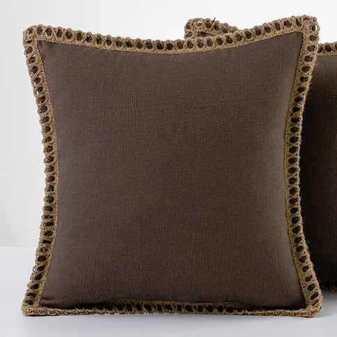Colorful French-Style Decorative Pillow Cover Polyester