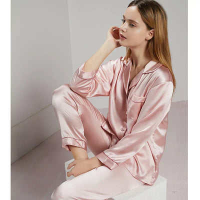 Celeste Ladies’ Silk Pyjama Set – 100% Silk Luxury Nightwear