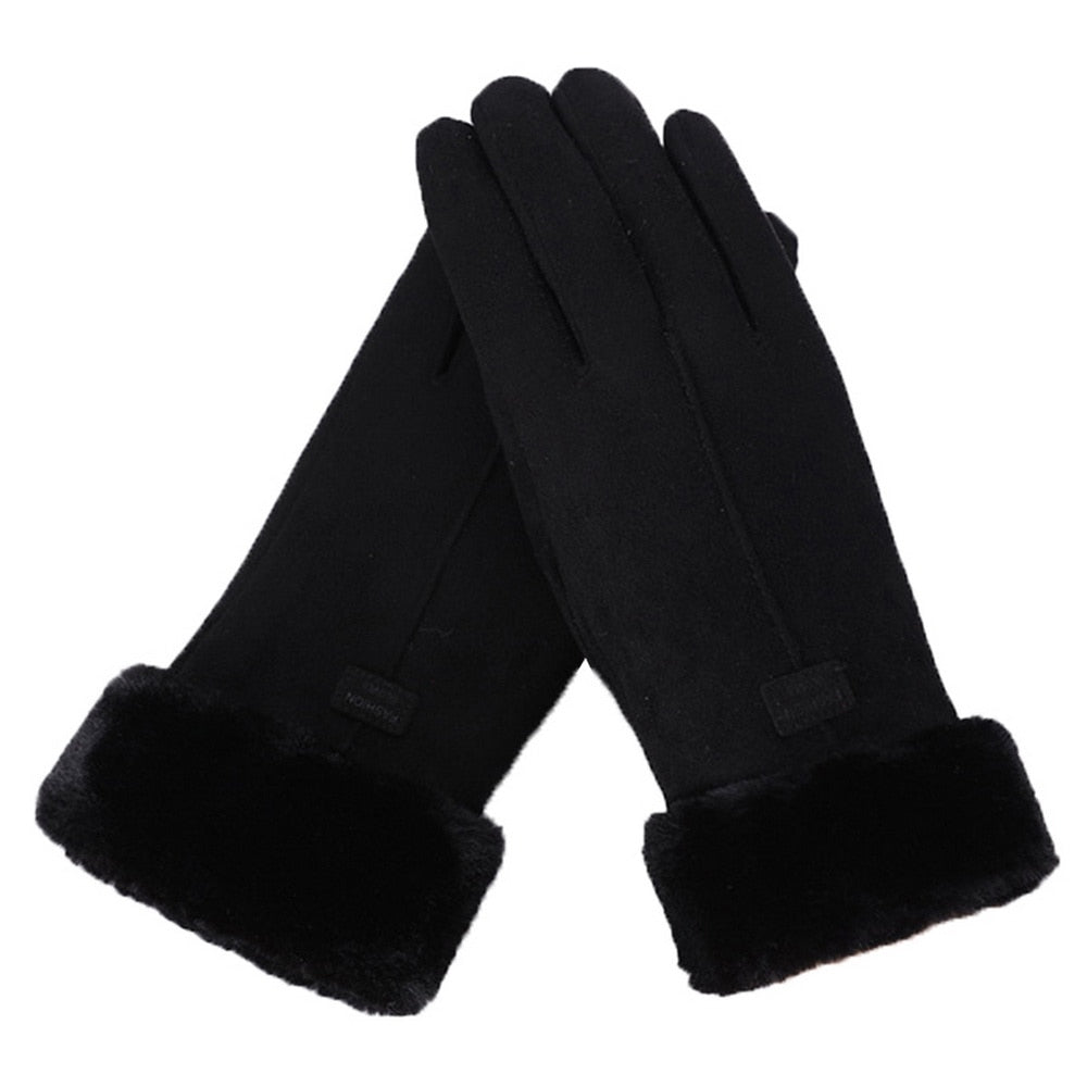 Furry Gloves – Warm Waterproof Touchscreen Winter Gloves
