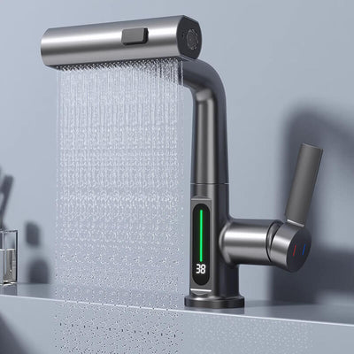 Flexible LED Faucet with 5 Spray Modes