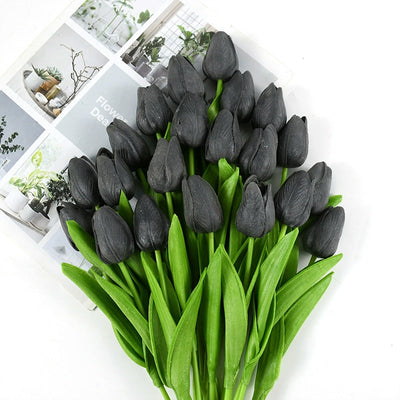 Artificial Tulip Bouquet with Realistic Lifelike Flowers