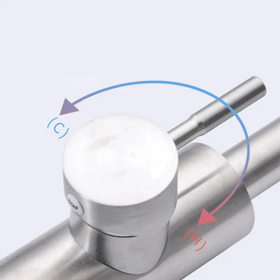 Stainless Steel Kitchen Faucet with Pull-Out Spout