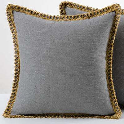 Colorful French-Style Decorative Pillow Cover Polyester