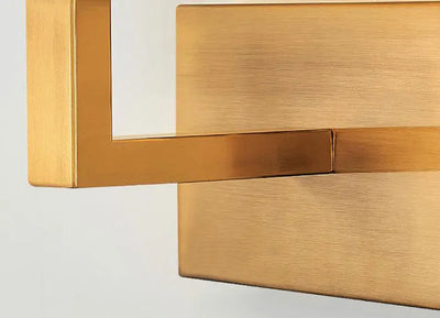 Modern Wall Lamp with Stainless Steel Base & Fabric Shade