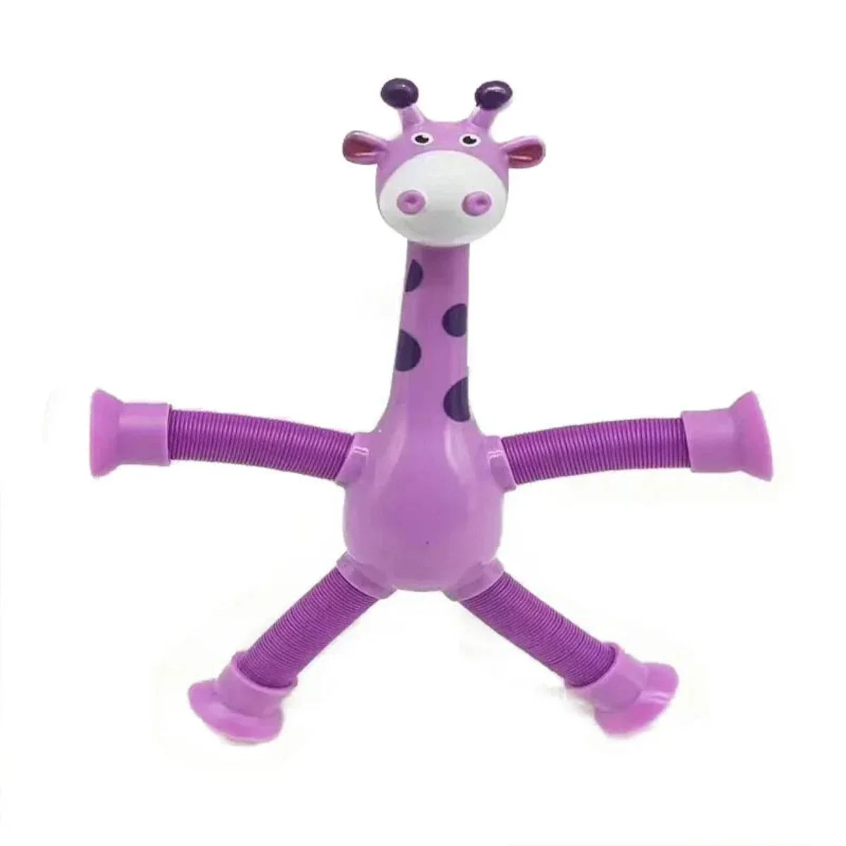 Magic Stretch Giraffe Toy for Kids – Suction Cup Sensory Play