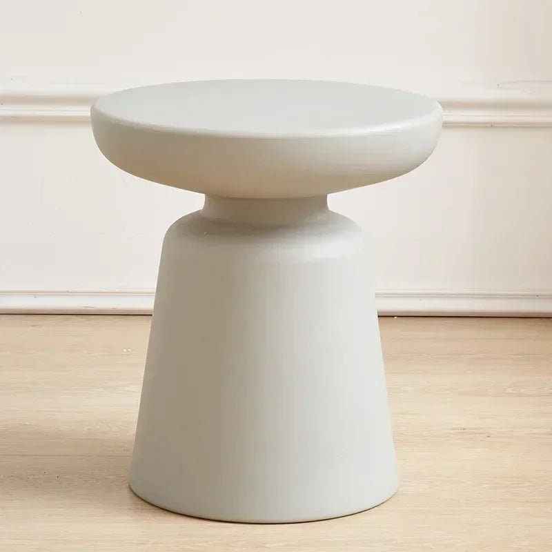 Small Round Low Side Table for Modern Living Spaces