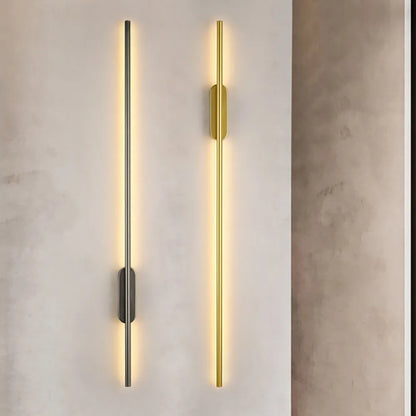 LuxeSofa – Modern Wall Lamp in Black and Gold for Stylish Living