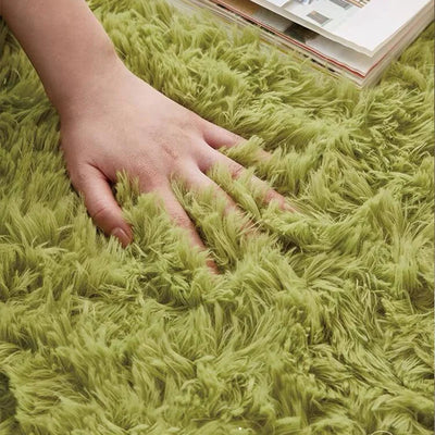 Fluffy Ultra Soft Non-Slip Rug with Memory Foam Cushion