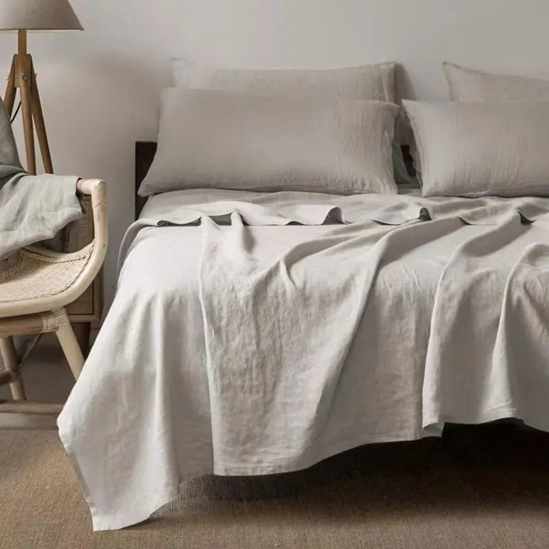 Breathable Linen Bedding Set for Cool Comfort
