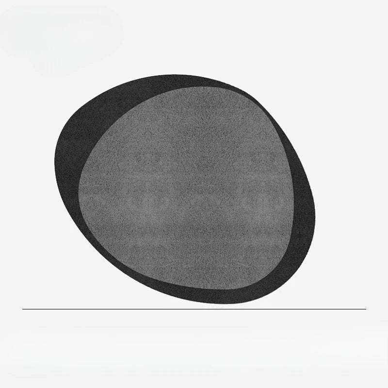 Modern Irregular Plush Rug for Living Room and Bedroom