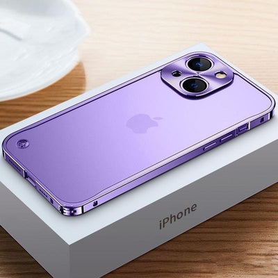 Aluminum Metal Case with Polycarbonate Back for iPhone