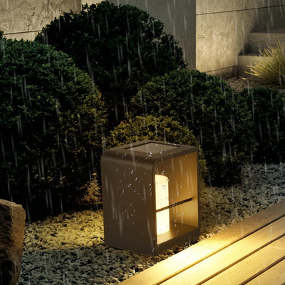 Solar Terrace Lamp with Warm LED Lighting