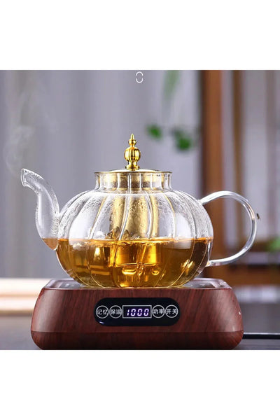 Glass Teapot with Infuser and Lid for Loose Tea