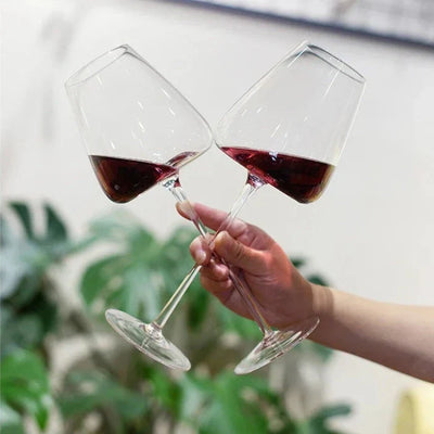 Handmade Crystal Wine & Champagne Glass Set – 2, 4, or 6 Pcs, 4 Sizes