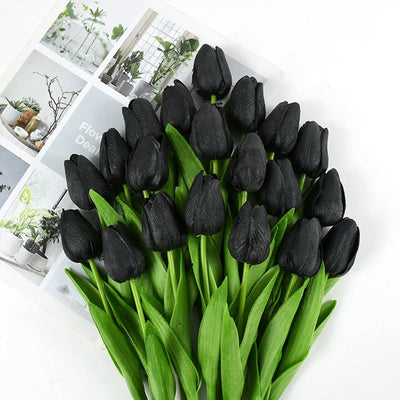 Artificial Tulip Bouquet with Realistic Lifelike Flowers
