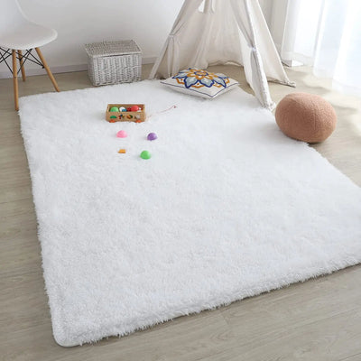 Fluffy Ultra Soft Non-Slip Rug with Memory Foam Cushion