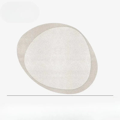 Modern Irregular Plush Rug for Living Room and Bedroom