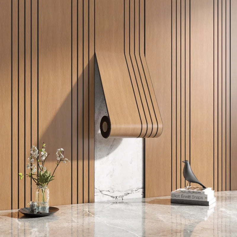 Self-Adhesive 3D Wood Pattern Wall Panels