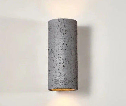CementLume – Industrial Wall Light with Cement Finish