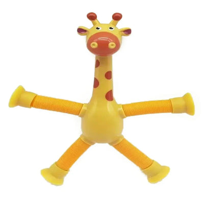 Magic Stretch Giraffe Toy for Kids – Suction Cup Sensory Play