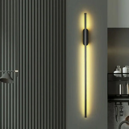 LuxeSofa – Modern Wall Lamp in Black and Gold for Stylish Living