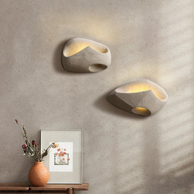 Wabi-Sabi Cement LED Wall Light