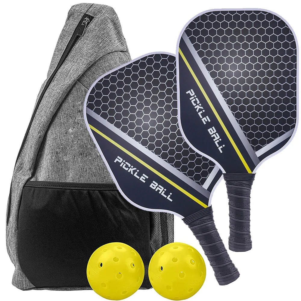 Pickleball Paddle Set Graphite Carbon Fiber USAPA Approved