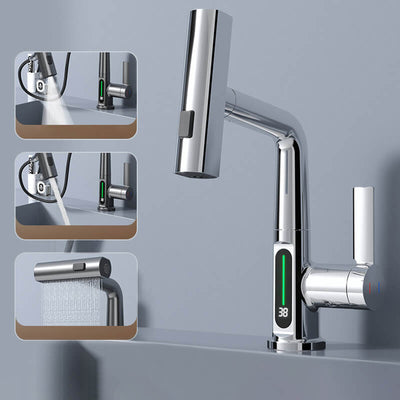Flexible LED Faucet with 5 Spray Modes