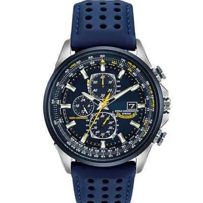 Men’s Stainless Steel Chronograph Watch with Calendar