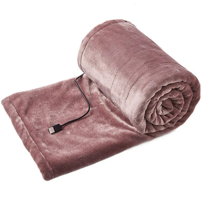 ElectricCuddle USB Heated Fleece Blanket – Portable & Adjustable