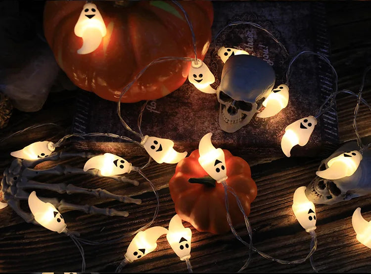 Halloween LED Pumpkin & Skull String Lights