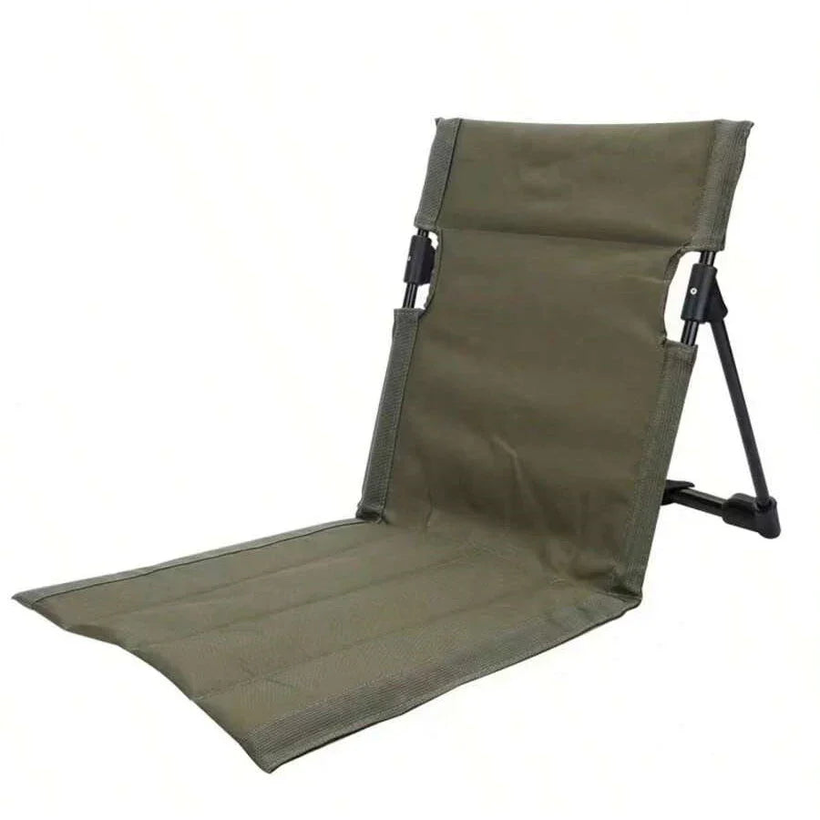 Portable Folding Floor Chair with Backrest Support