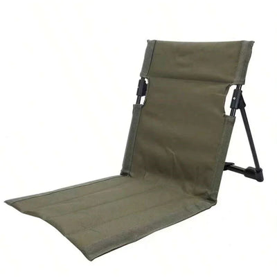 Portable Folding Floor Chair with Backrest Support