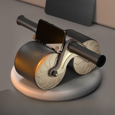 Abdominal Trainer Roller with Automatic Rebound Home Workout Equipment