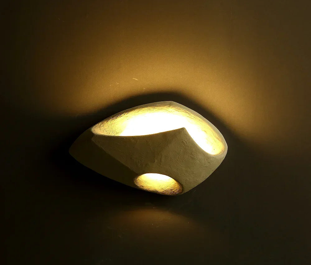 Wabi-Sabi Cement LED Wall Light
